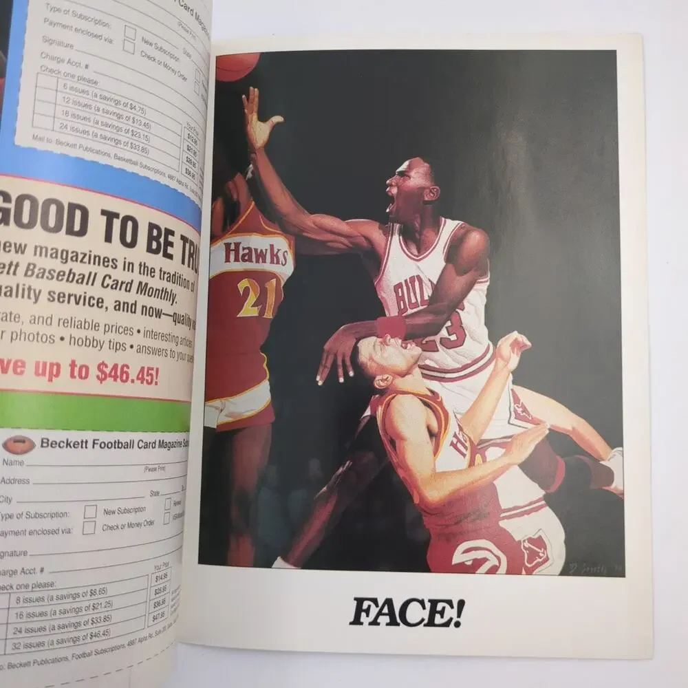 Beckett Basketball Card Magazine May/June 1990 David Robinson Issue #2 Cards
